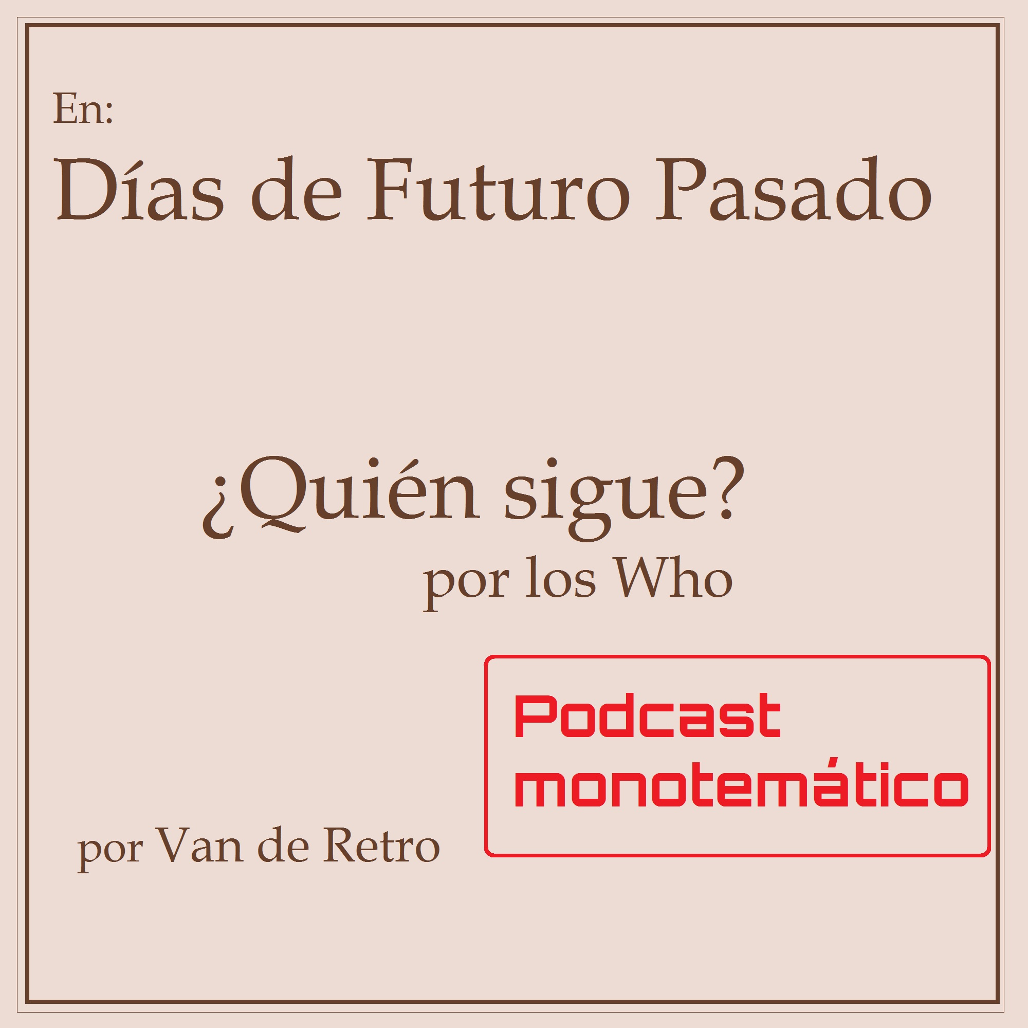 Portada de Días de Futuro Pasado